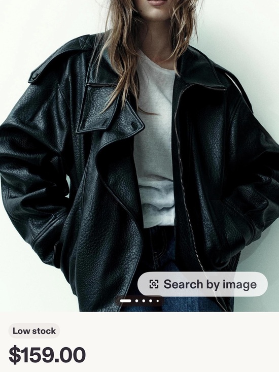 Zara Jackets & Blazers - ZARA Viral Faux Leather Jacket